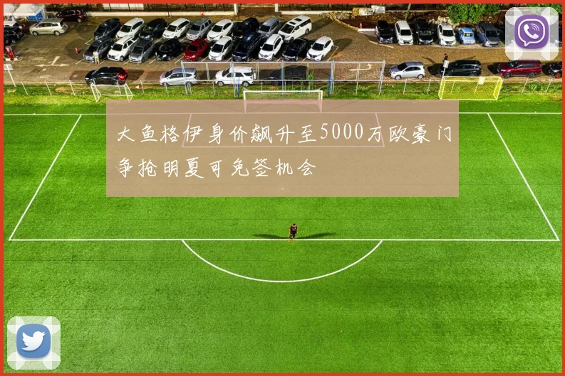 大鱼格伊身价飙升至5000万欧豪门争抢明夏可免签机会